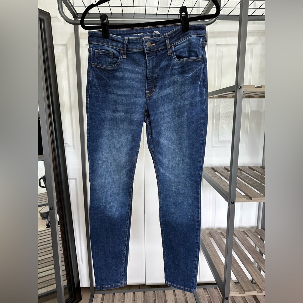 Old Navy Dark Blue Super Skinny Jeans
